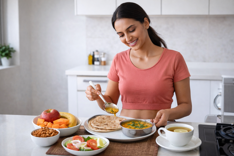 Fat Loss Diet Plan for Female for Healthy Weight Loss Healthy Indian female diet plan for fat loss with balanced meals and clean eating