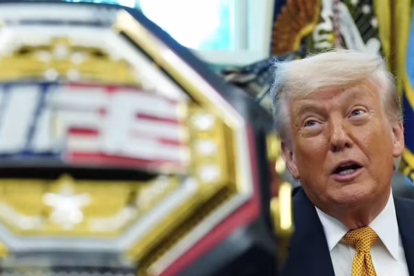 Trump invites UFC fighters to Oval Office and unveils never-seen-before Freedom 250 White House fight belt | International Sports News