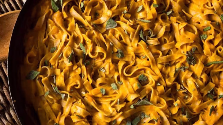 2-Ingredient pumpkin noodles: How to make a simple and healthy homemade recipe