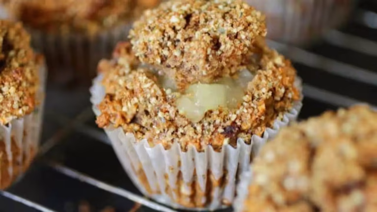 Almond flour apple muffins: An easy homemade recipe with a delicious streusel topping